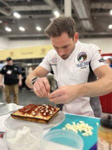 Jeff Smokevitch, detroit style pizza, detroit pizza demo, pizza expo, las vegas