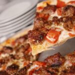 classic sausage pizza