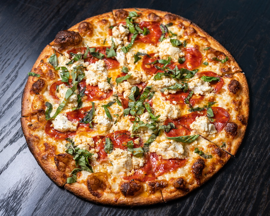 The Galley, Asbury Park, New Jersey, round pizza