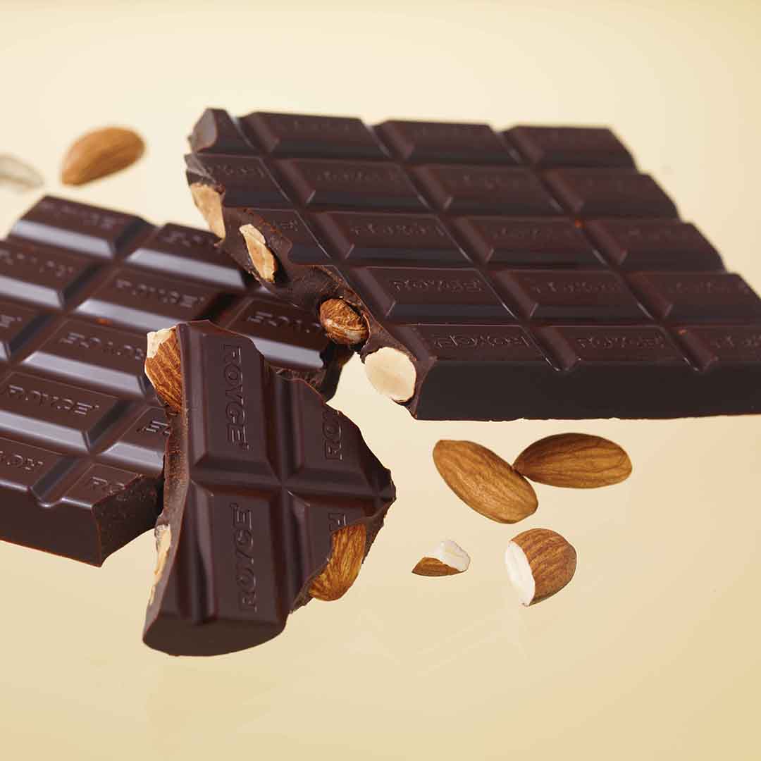 Image shows chocolate bar.