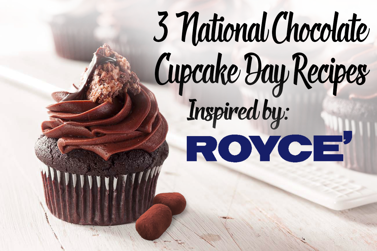 3 National Chocolate Cupcake Day Recipes Inspired by ROYCE’