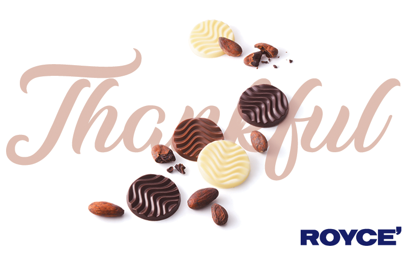 5 Things We’re Thankful for at ROYCE’ Chocolate